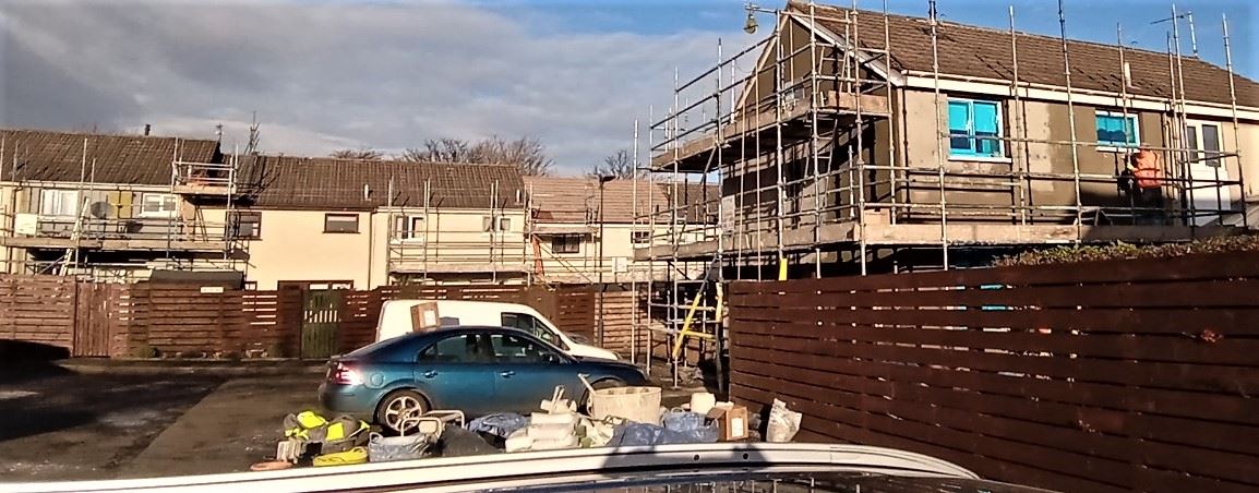 gable wall insulated with insulation Edinburgh