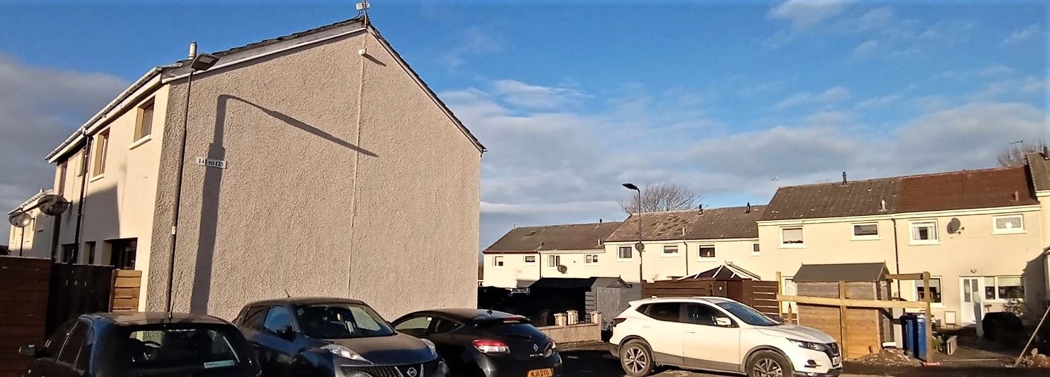 row housing upgrade with insulation Edinburgh