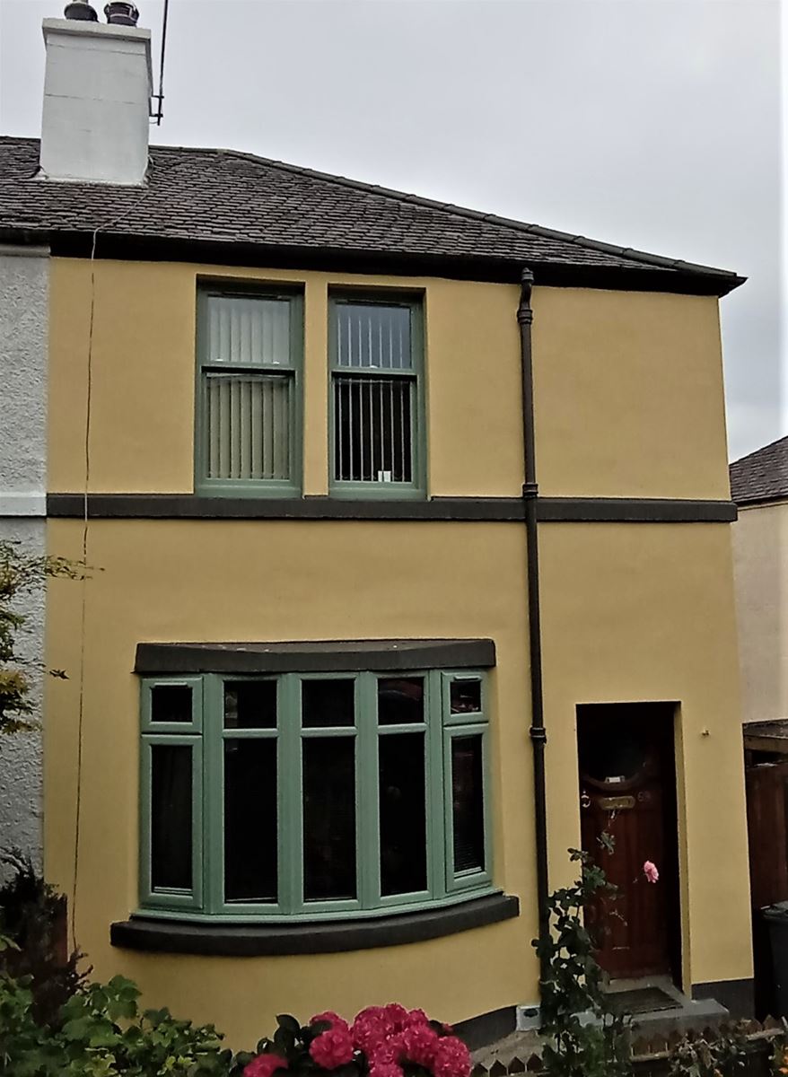 roughcast render Edinburgh applied to the exterior of a building