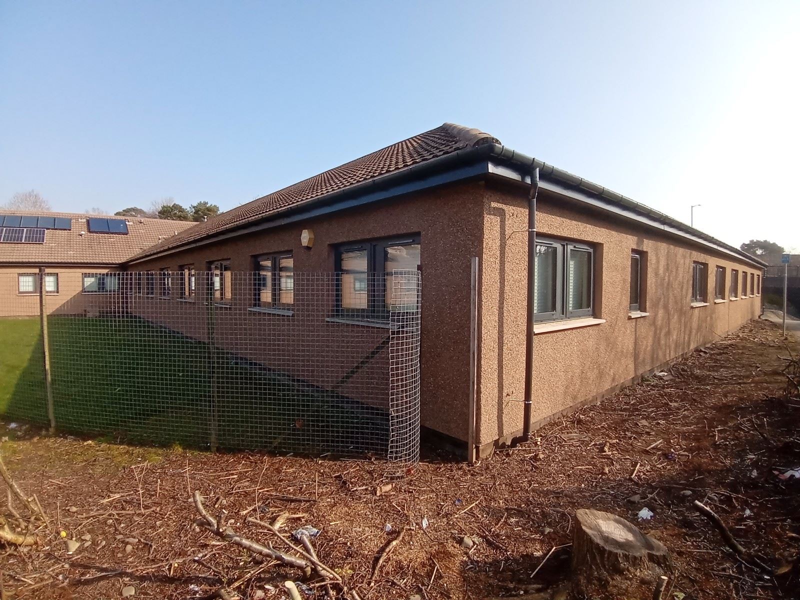 rear view upgraded with house rendering edinburgh