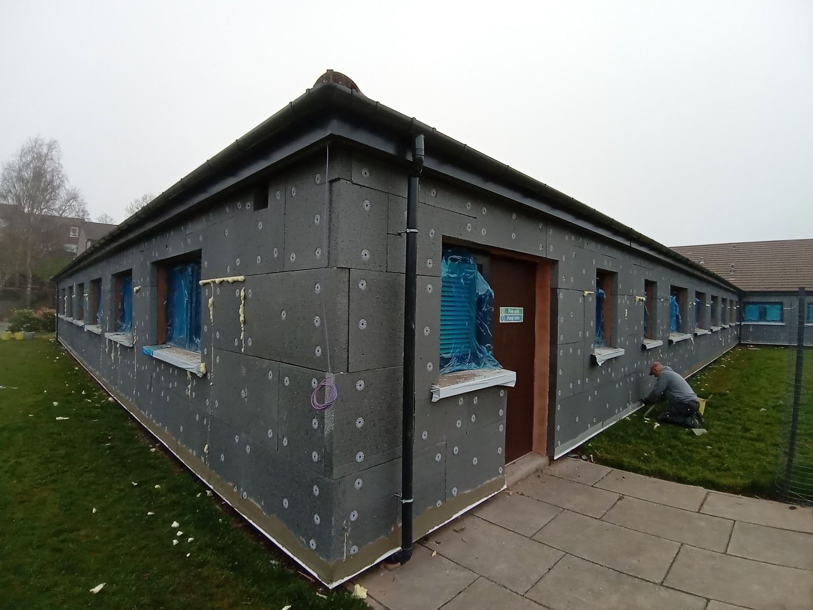 entrance view with solid wall insulation edinburgh