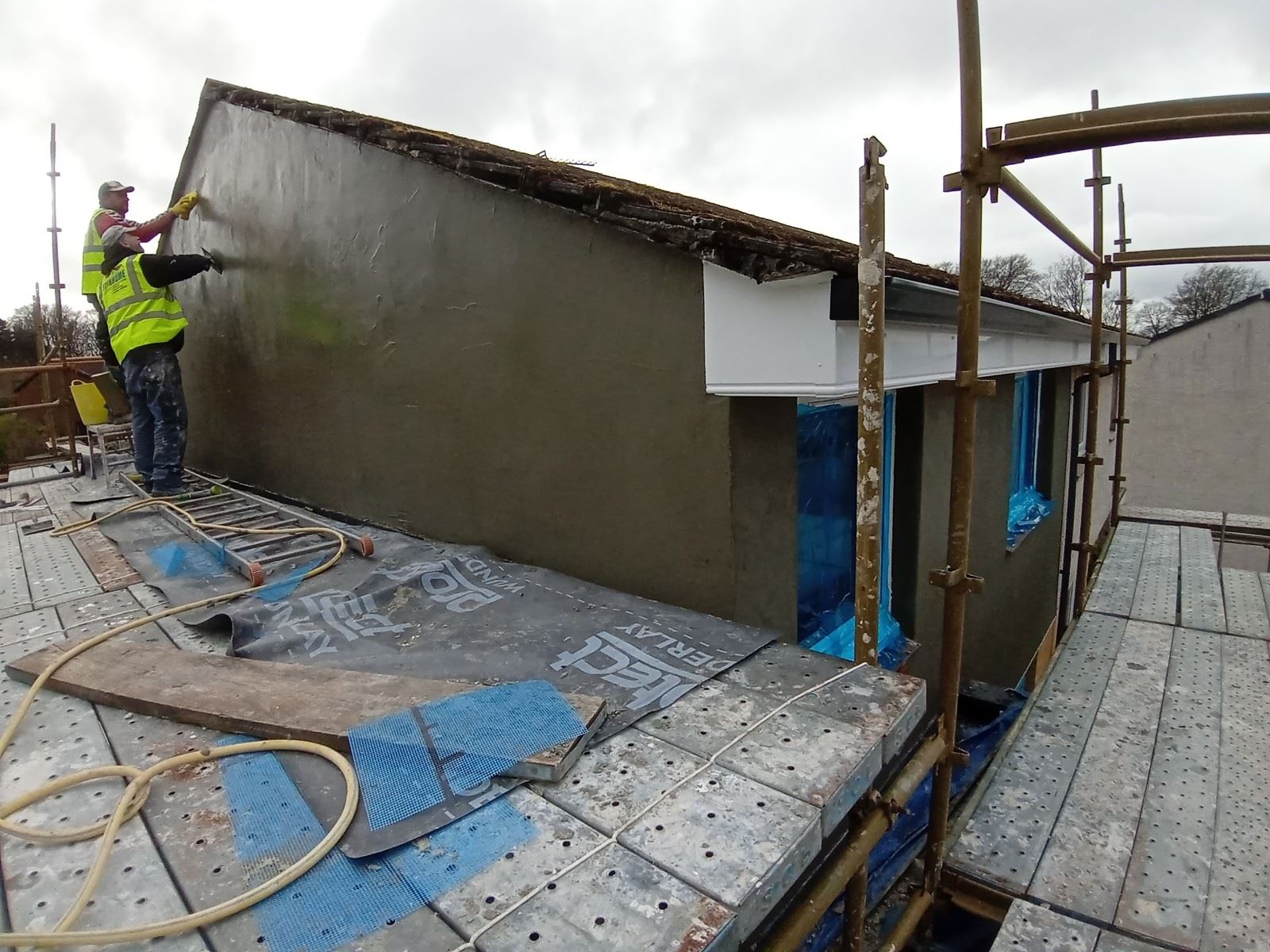 House rendering in Edinburgh