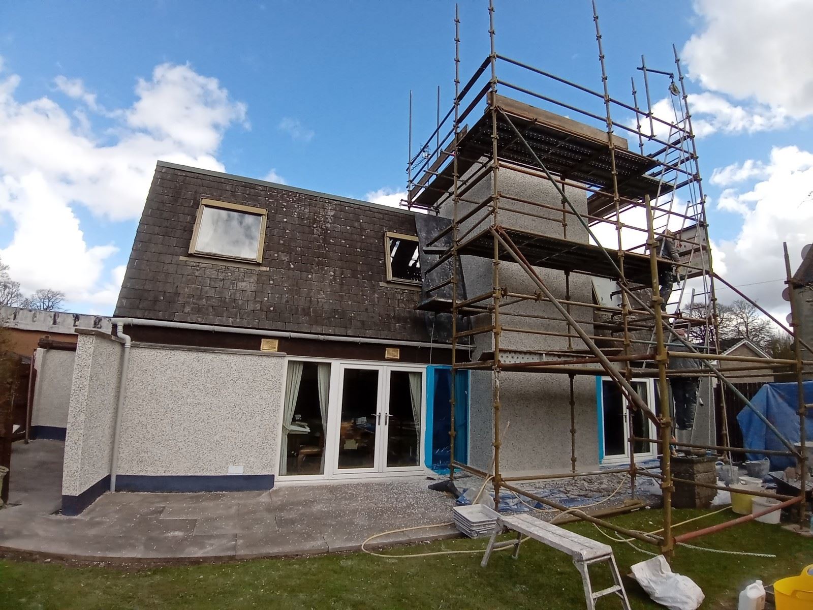 building upgrade using solid wall insulation edinburgh