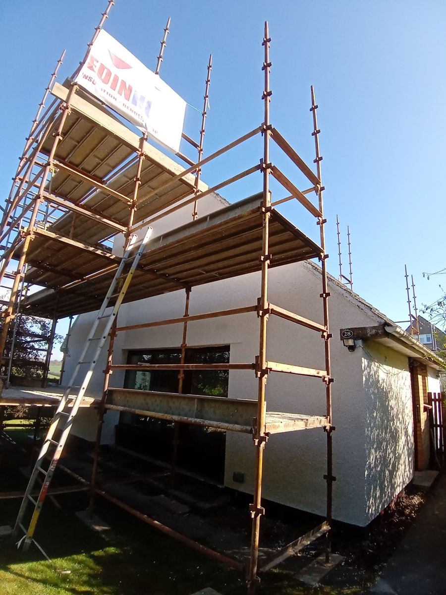 extension work, solid wall insulation edinburgh