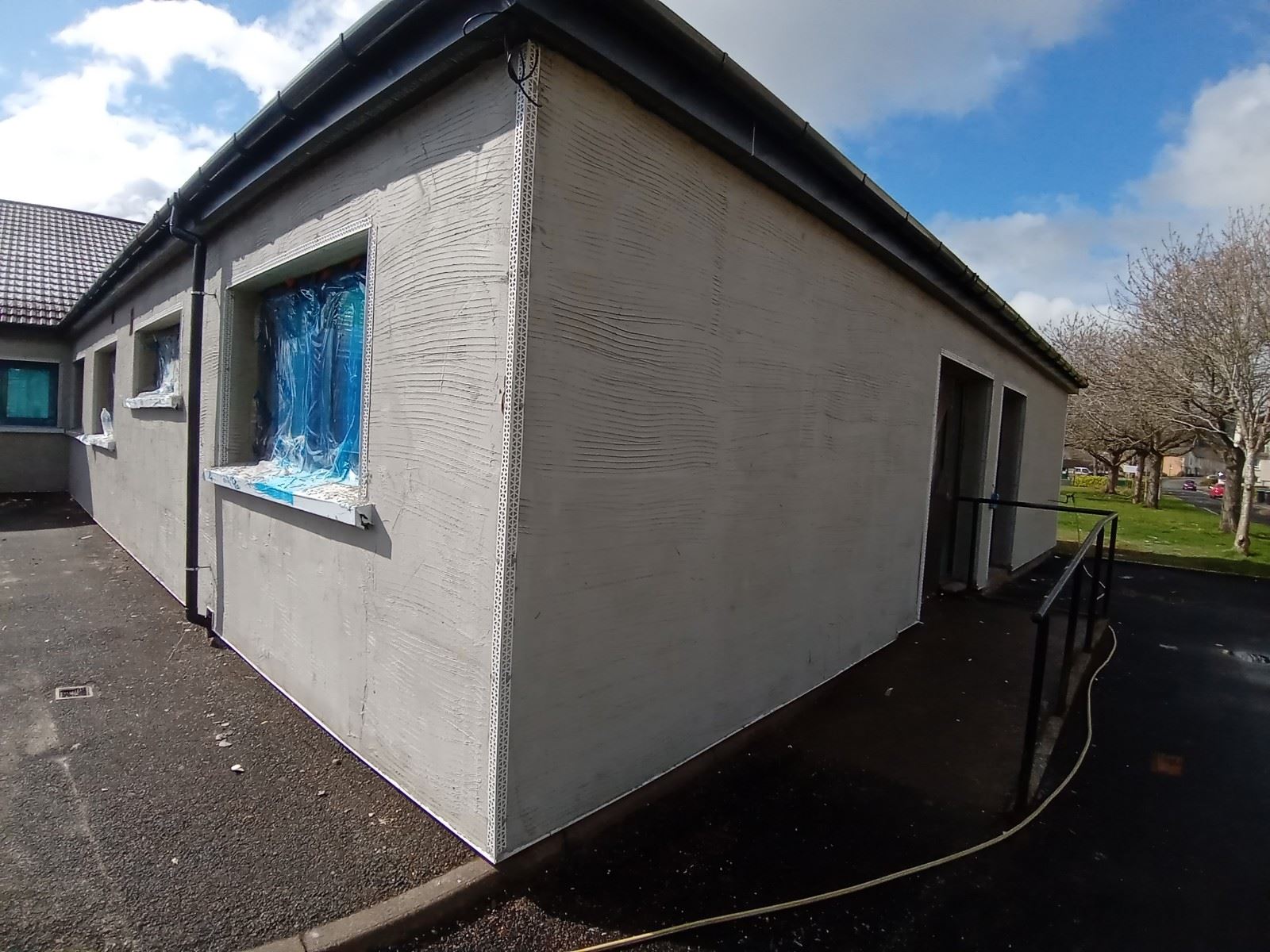 clean corner finish by roughcaster edinburgh