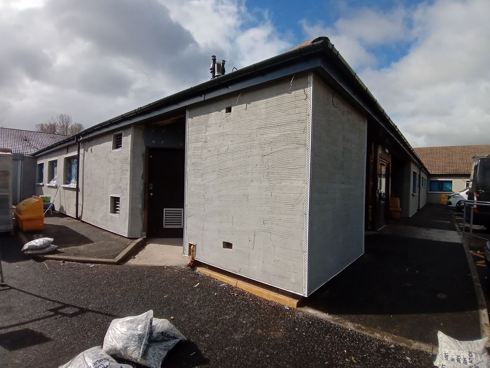 building corner prepared for rendering edinburgh