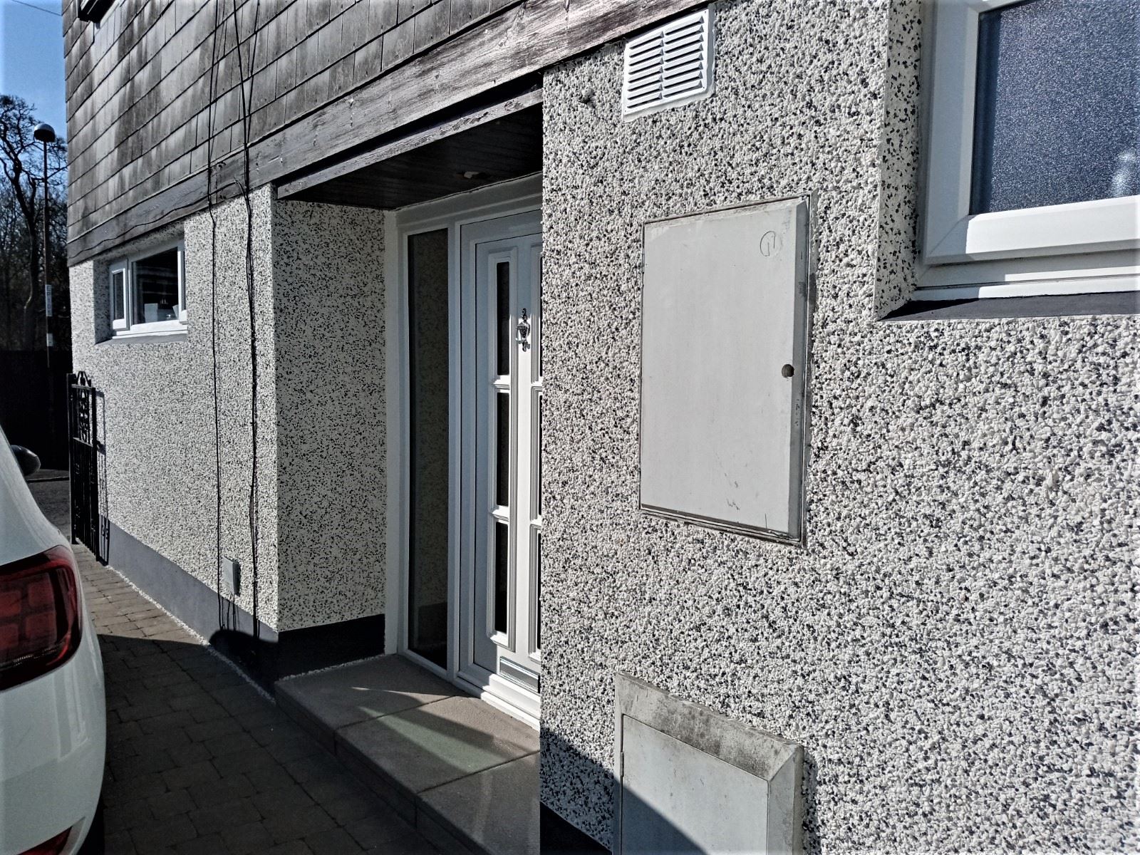 doorway closeup from house rendering edinburgh