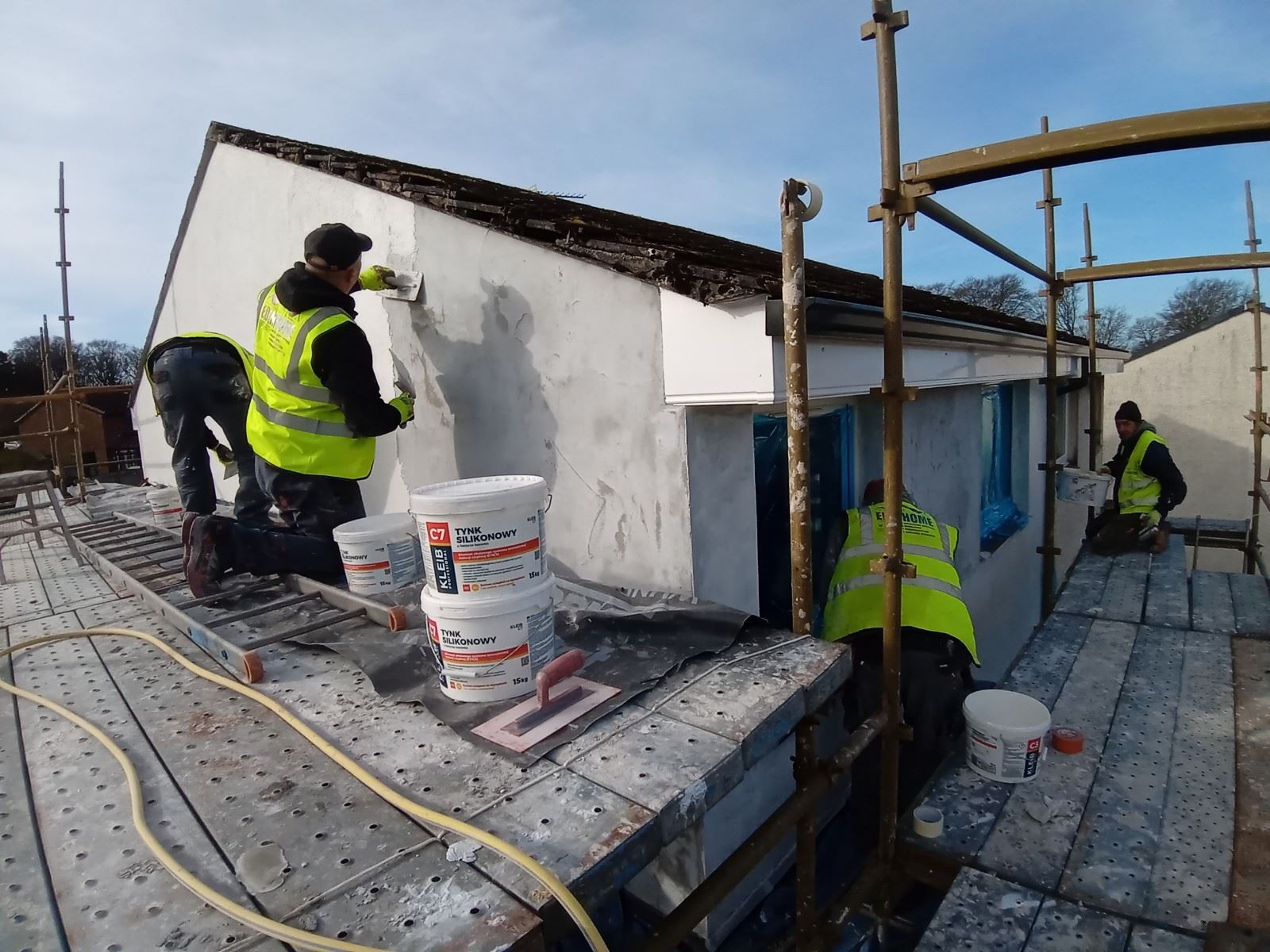 House rendering in Edinburgh