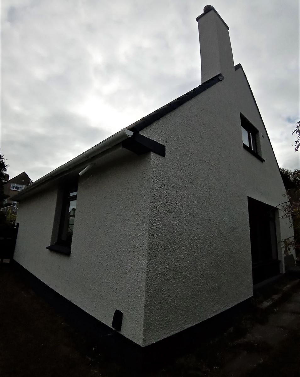 clean side elevation, rendering edinburgh