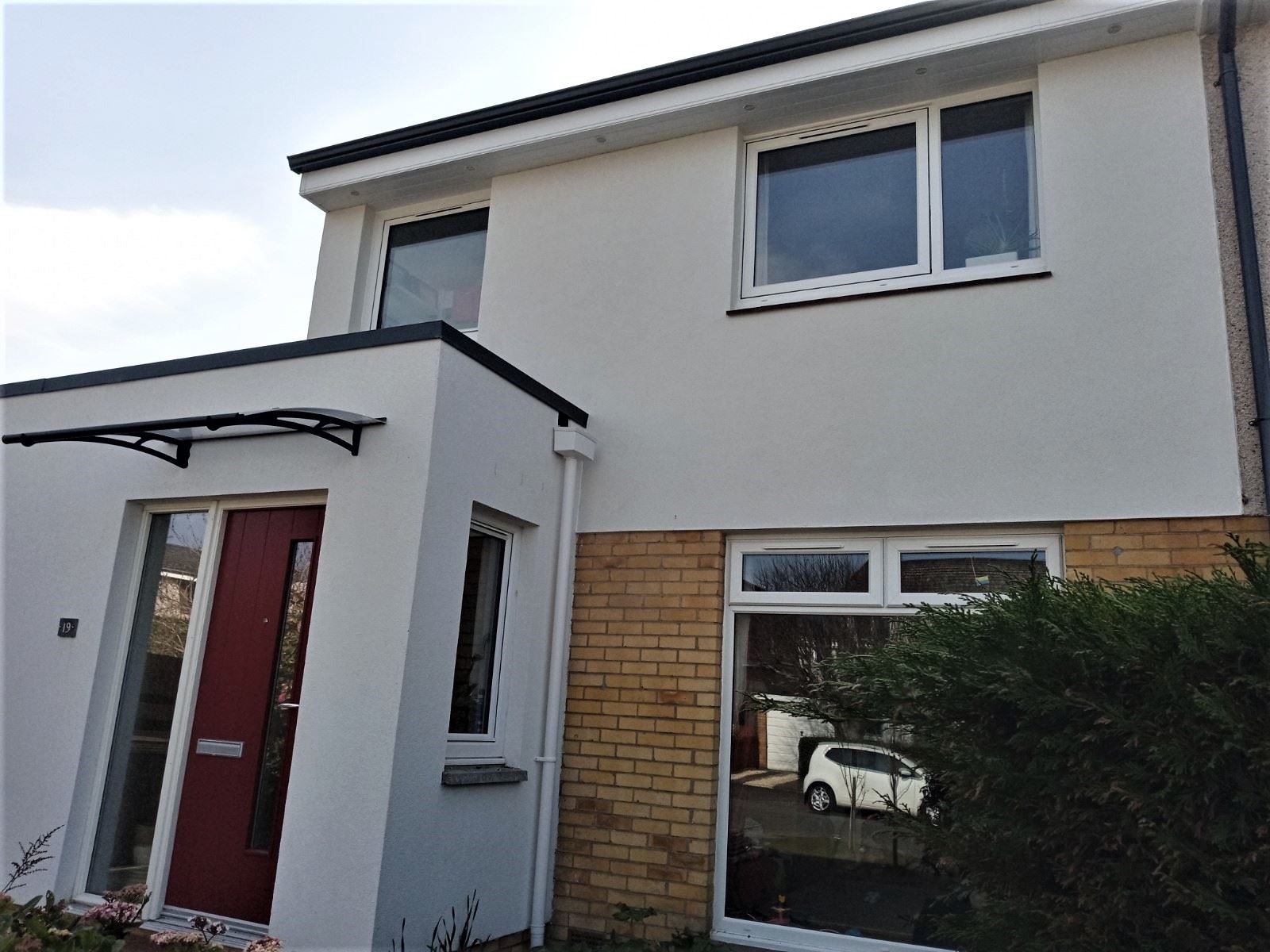House rendering in Edinburgh