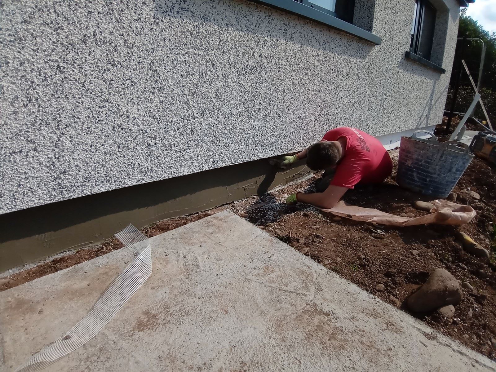 groundwork activity for insulation edinburgh