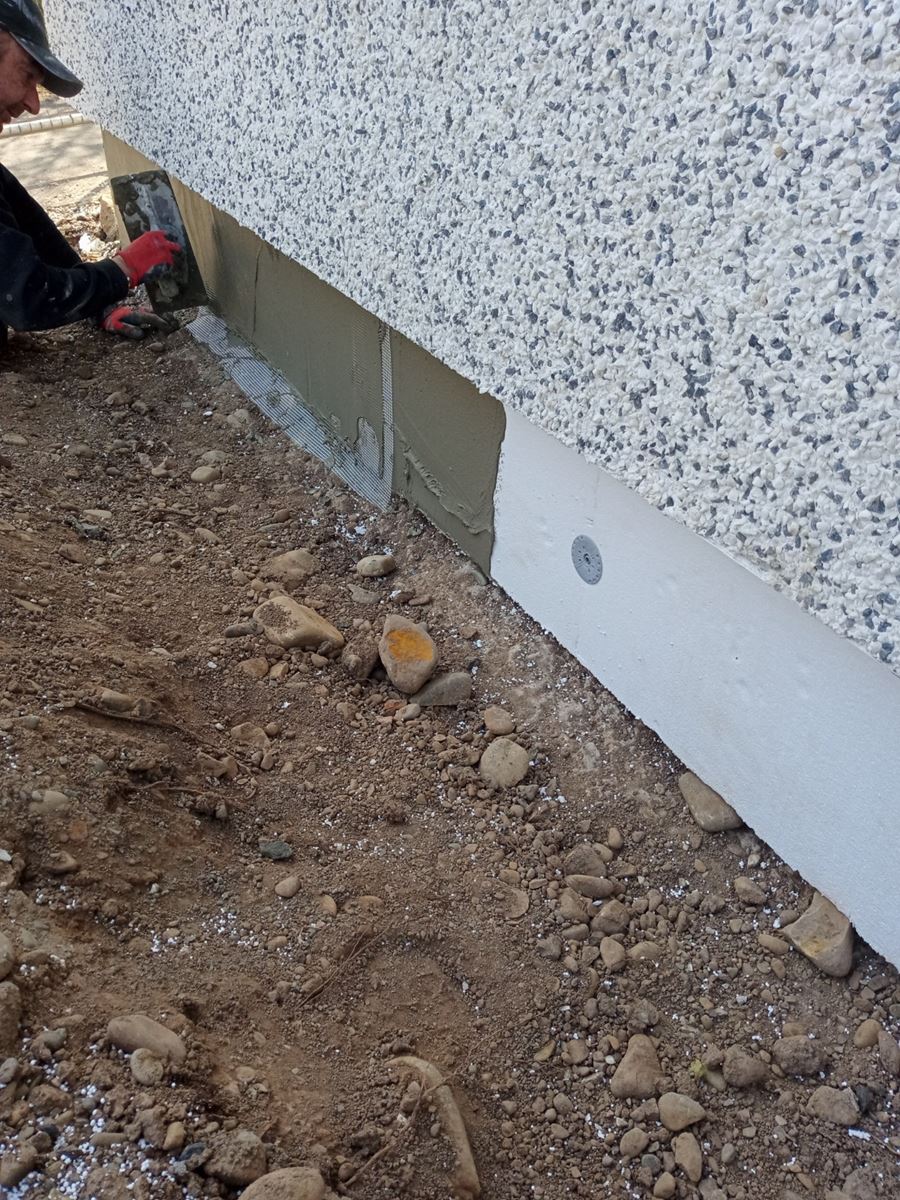 foundation detail using external wall insulation edinburgh