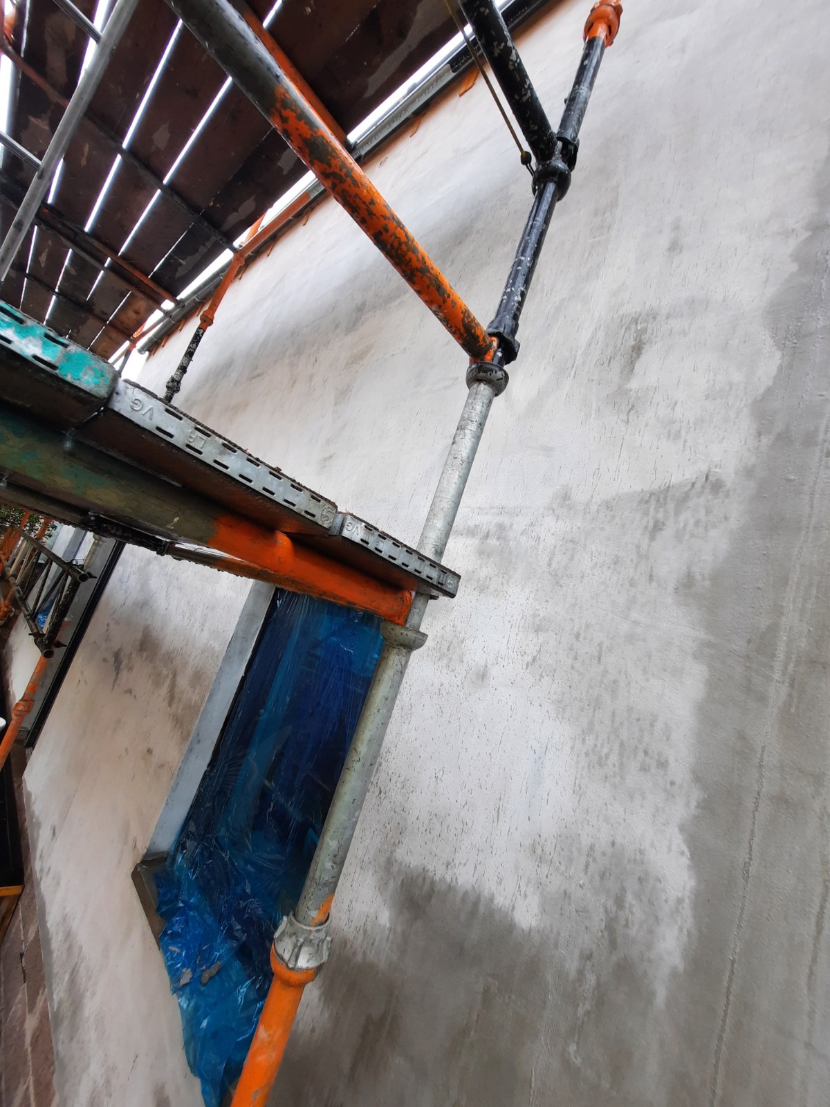 Insulation Edinburgh held in place with mechanical fixings