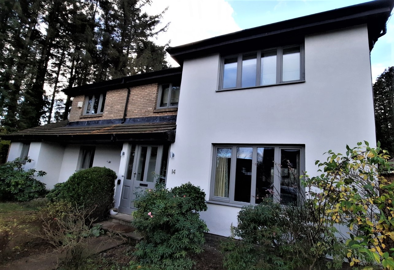 garden side completed by roughcaster Edinburgh