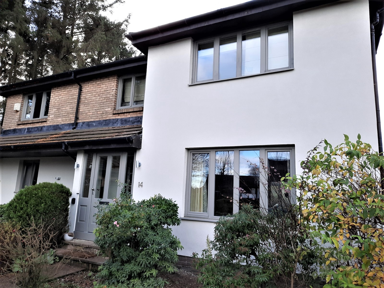 front view of house after house rendering Edinburgh