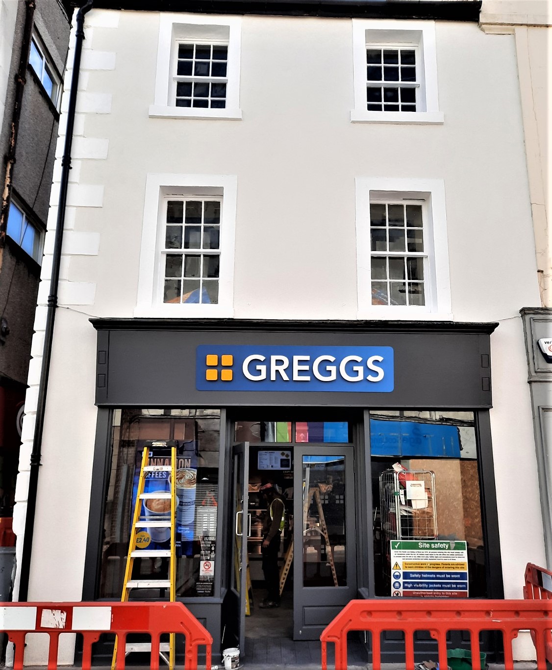 front view after roughcast render Edinburgh