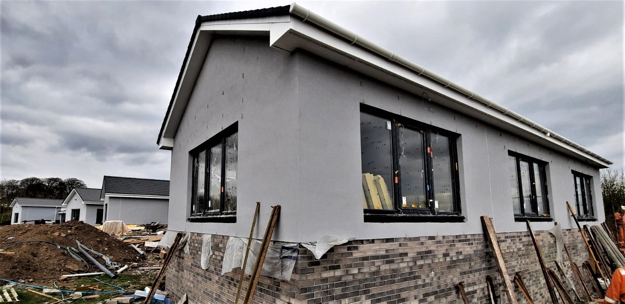 corner perspective of solid wall insulation Edinburgh project