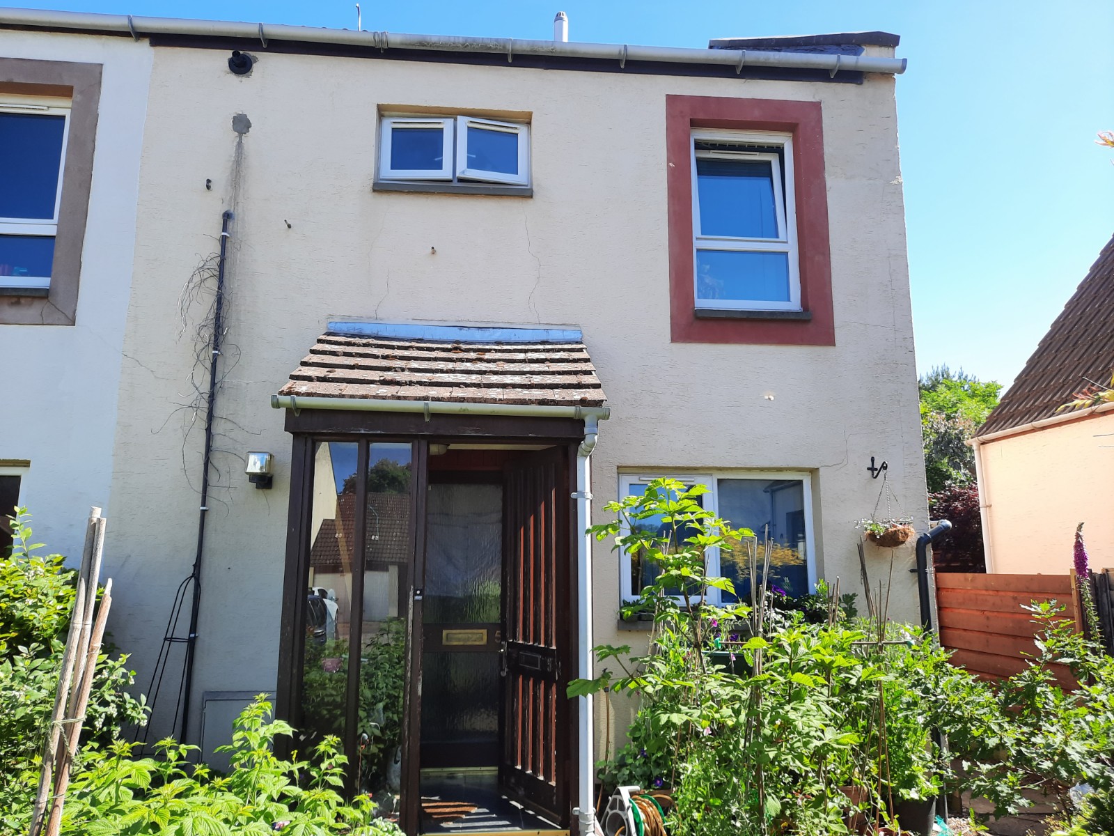 solid wall insulation Edinburgh on tall narrow rear elevation