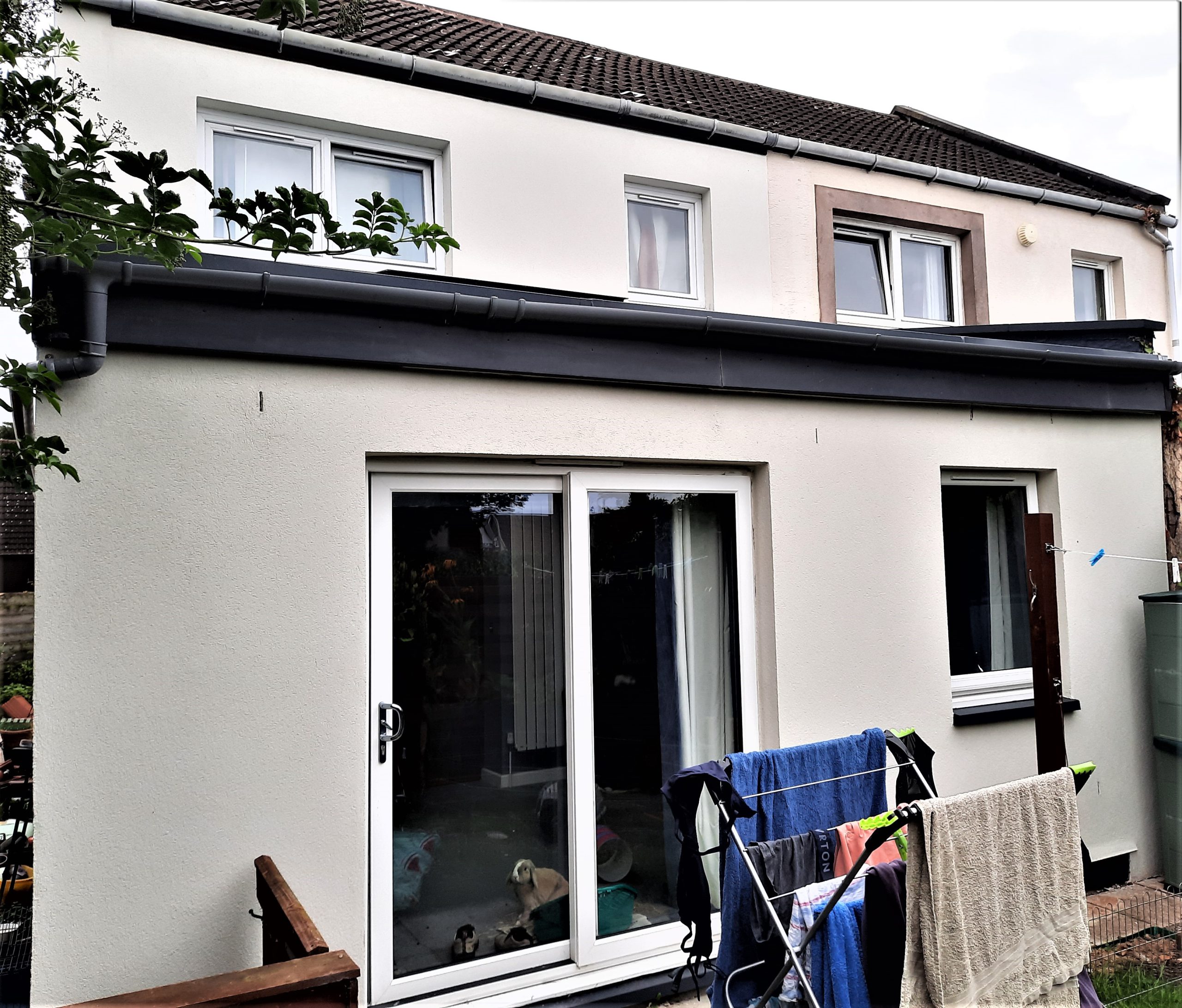 solid wall insulation Edinburgh on rear extension with patio doors