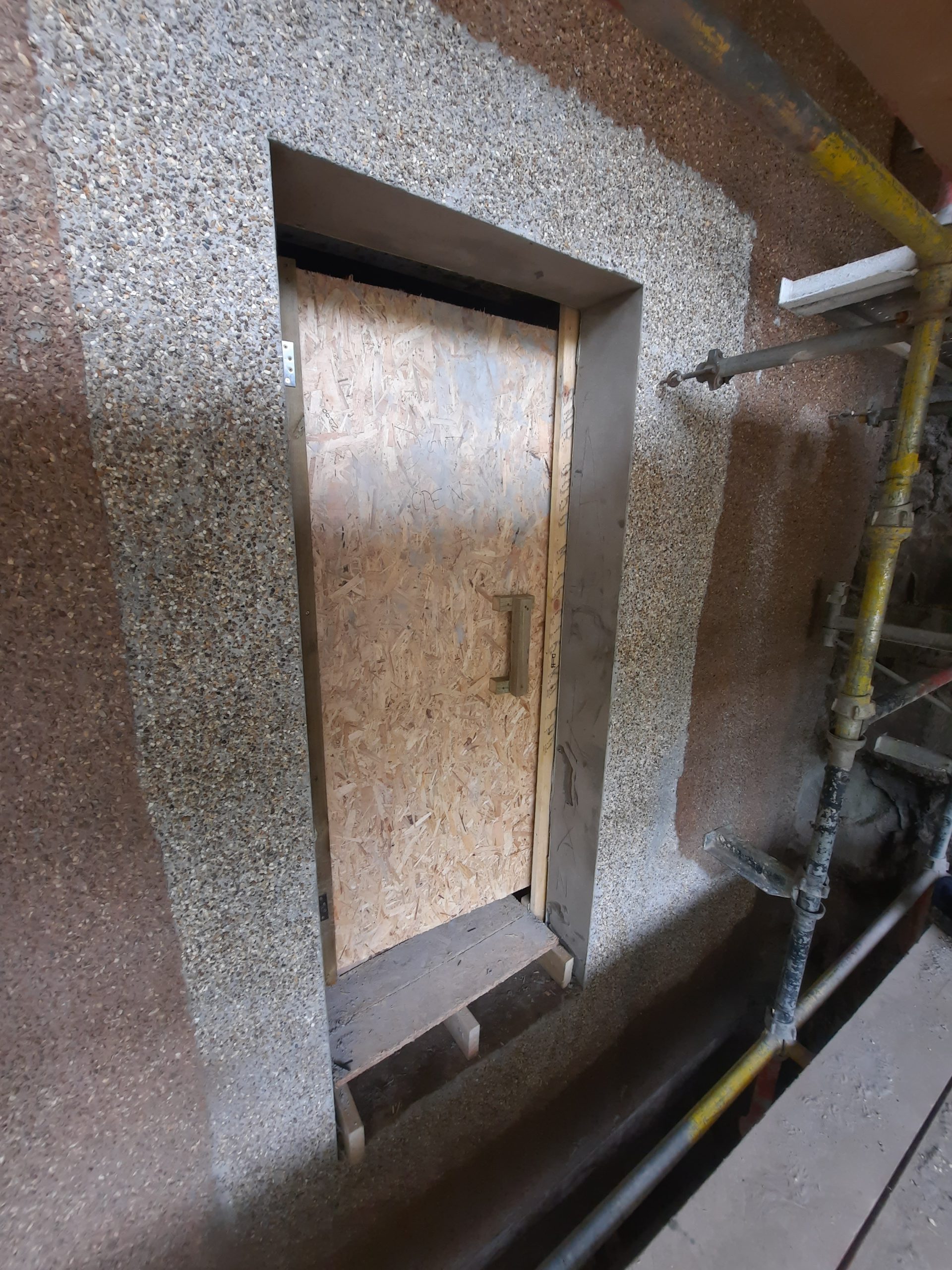 Rendering Edinburgh around newly insulated window opening