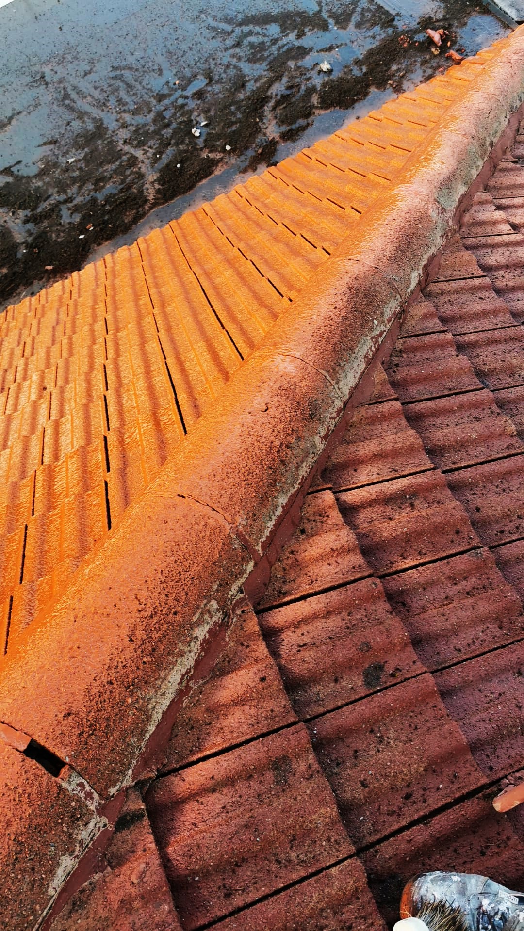 solid wall insulation Edinburgh under ridge of red tiled roof