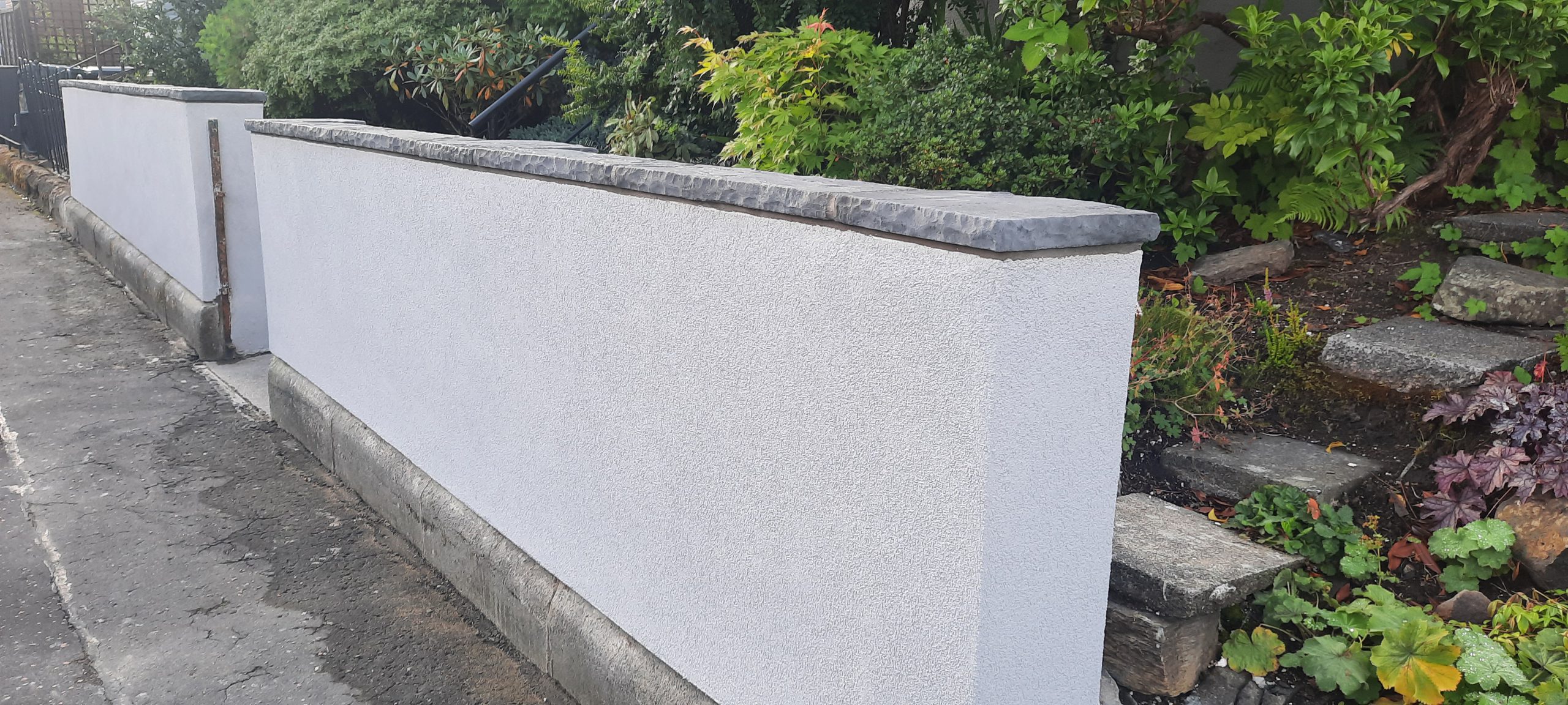 solid wall insulation Edinburgh with smooth white finish