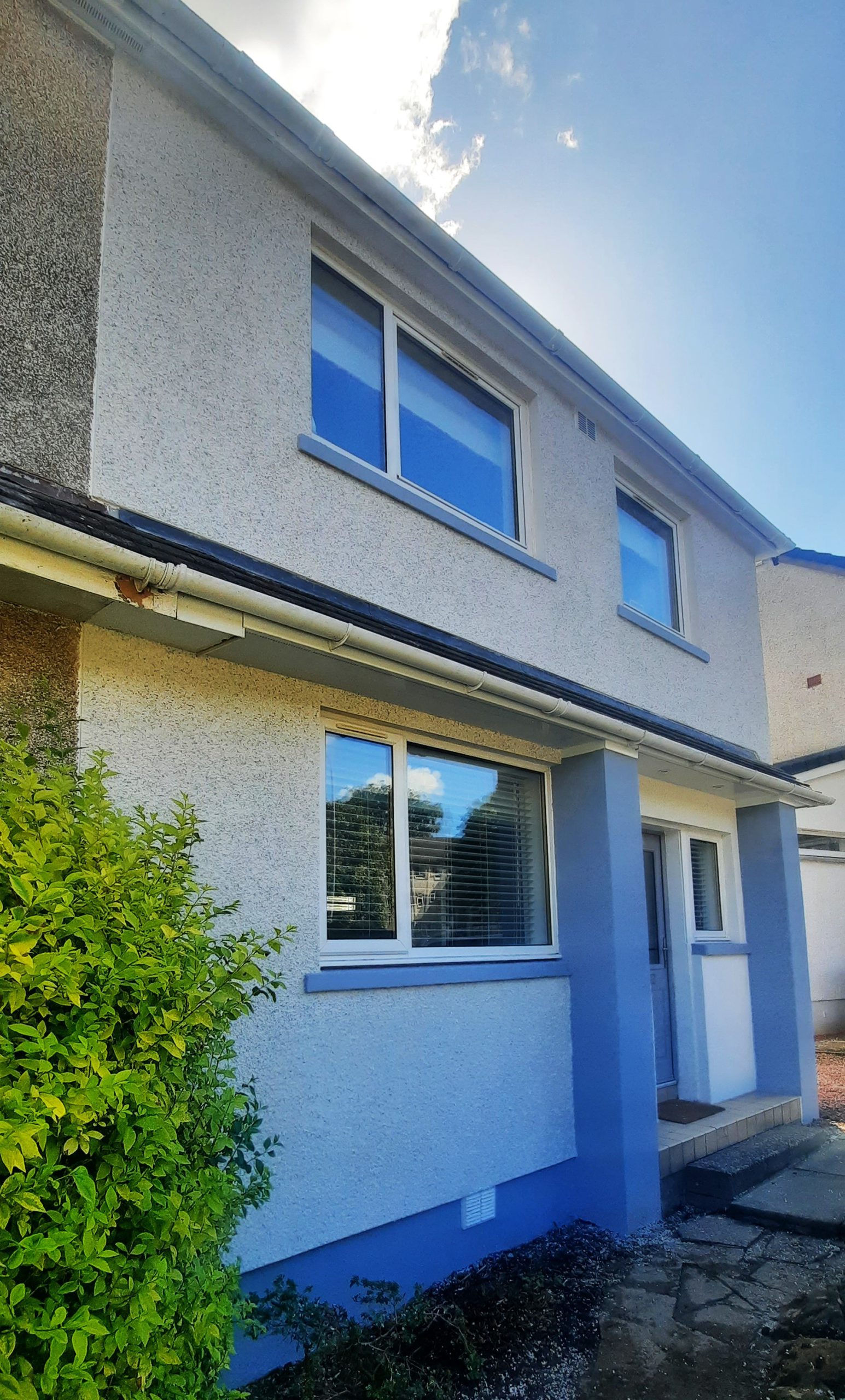 solid wall insulation Edinburgh with smooth finish coat