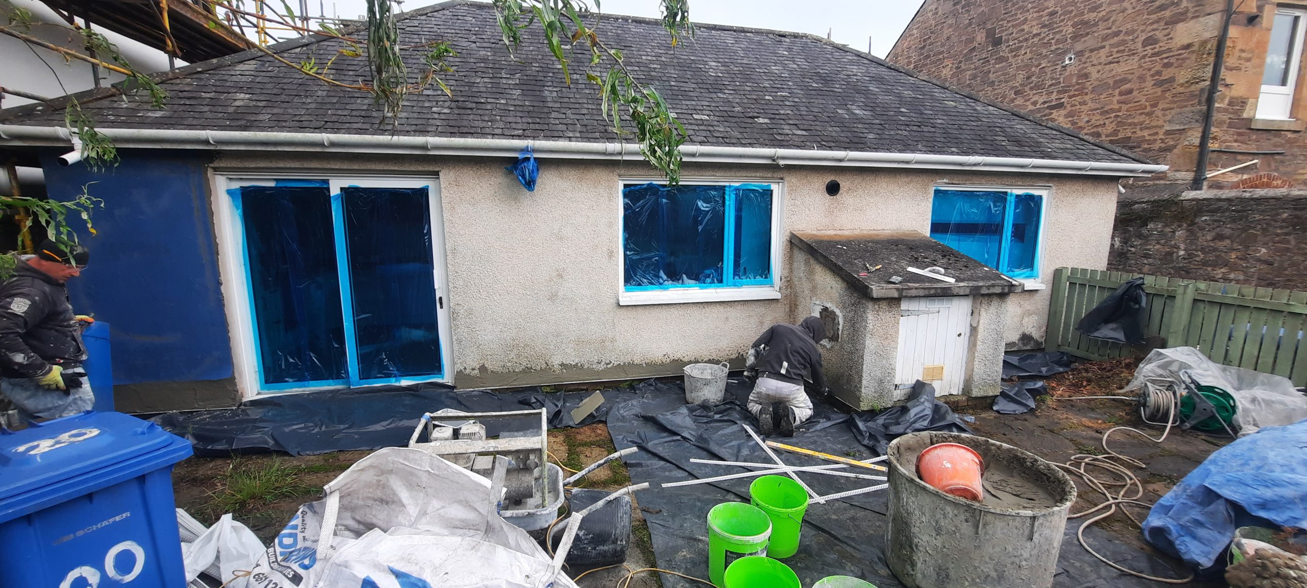 Insulation Edinburgh under partial wall renovation