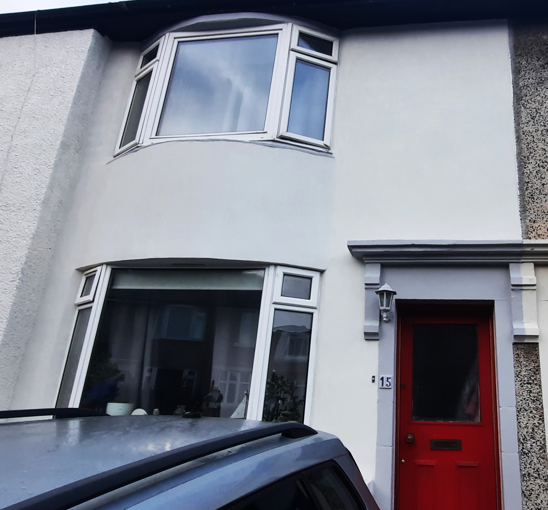 solid wall insulation Edinburgh before final paint coat