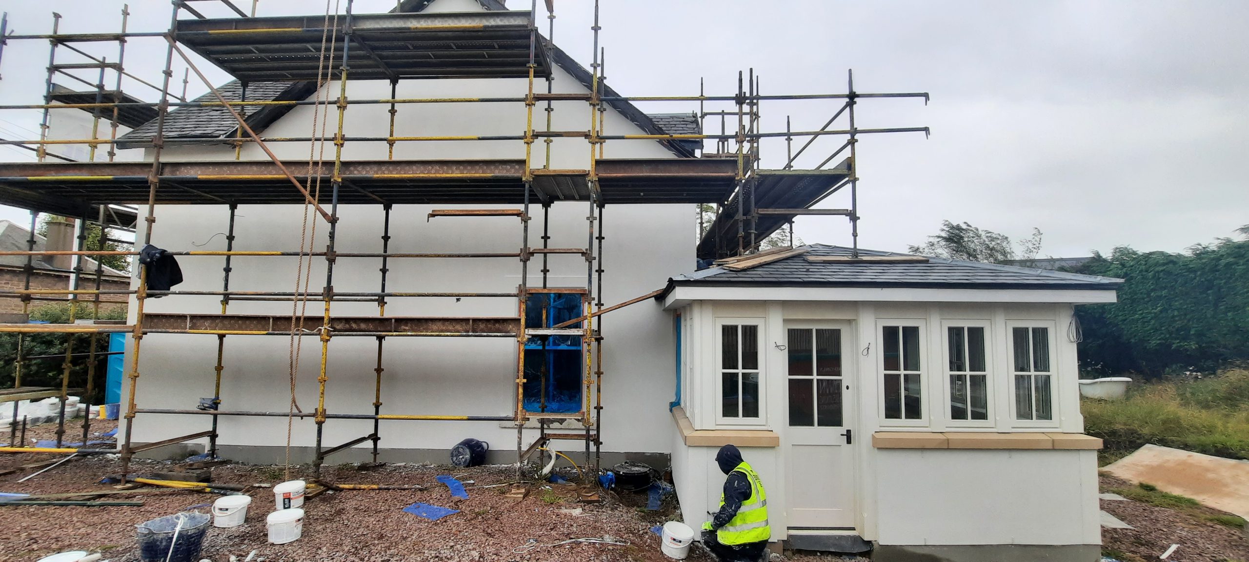 Insulation Edinburgh during large-scale renovation