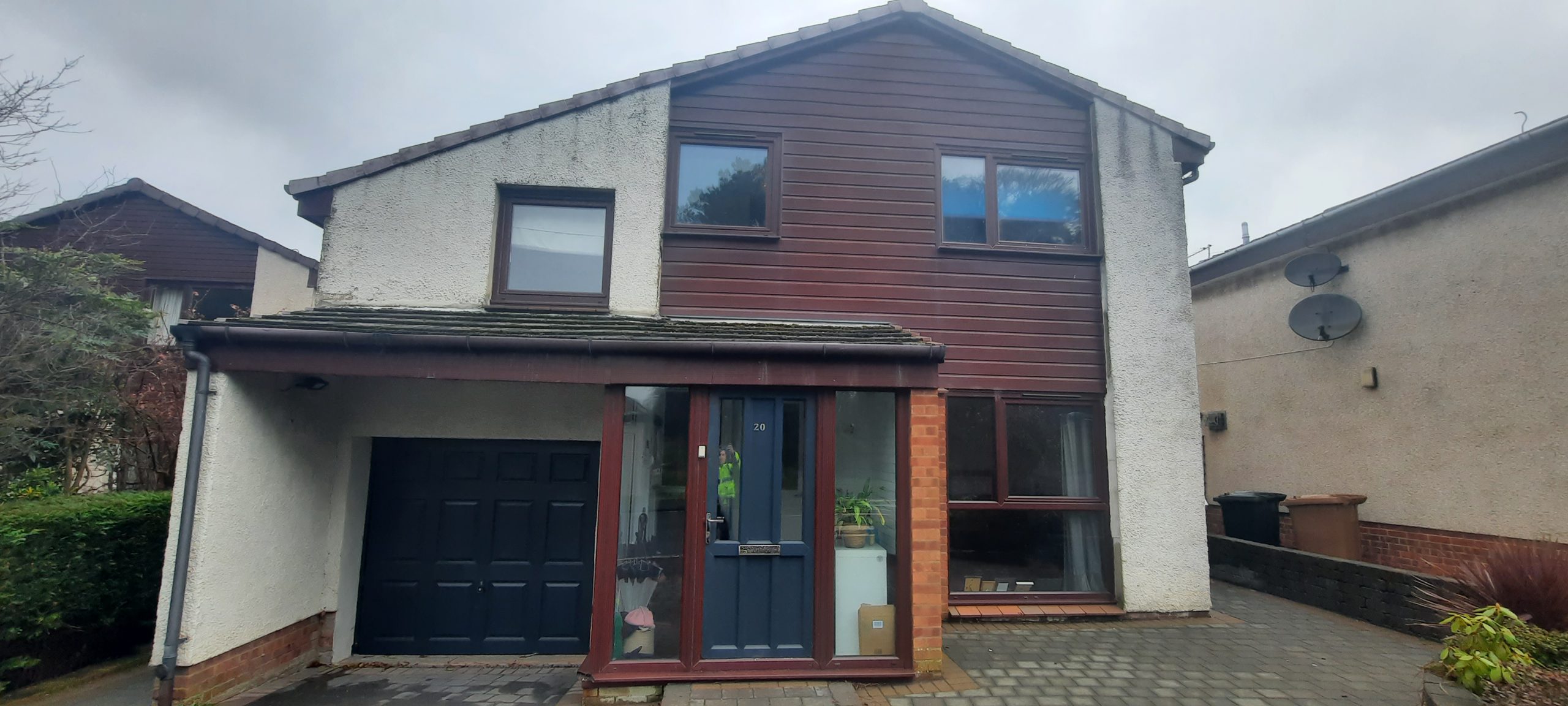 external wall insulation Edinburgh before final render