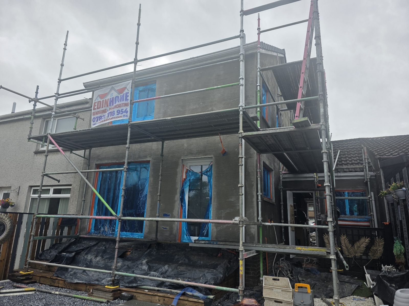 #Edinhome #Roughcasting #DryDash #PeebleDash #Uphall