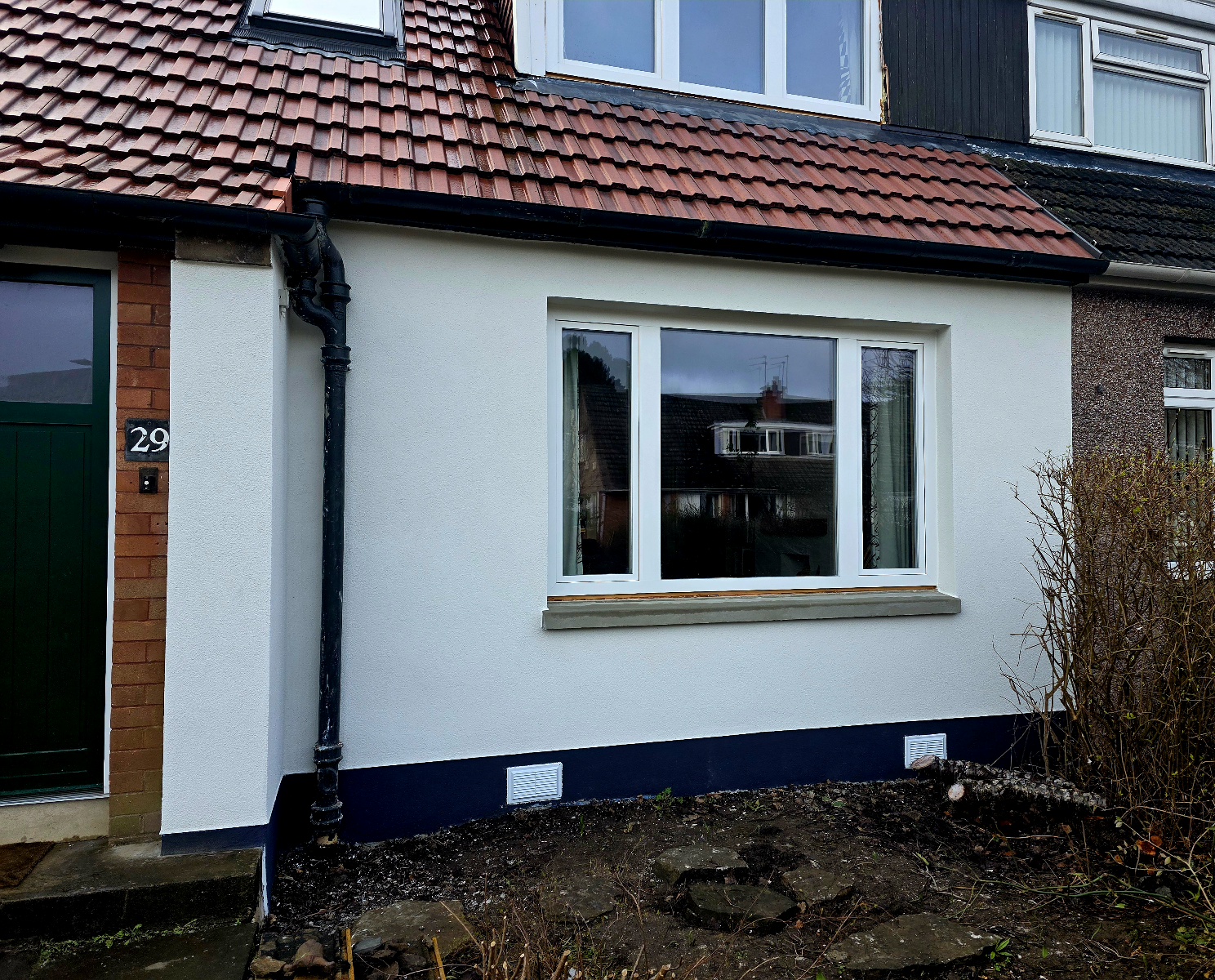 #Edinhome, #Rendering, #SiliconeRender, #Roughcasting, #Roughcast,