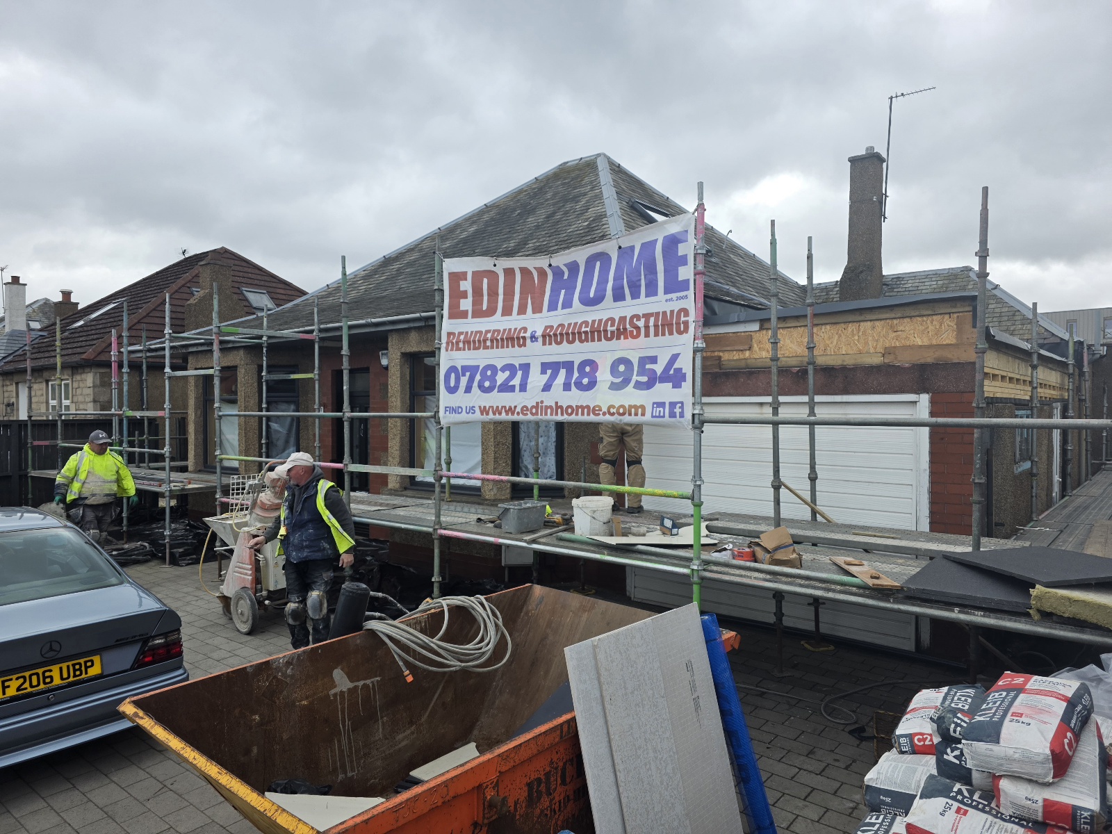 #Edinhome #Roughcasting #Rendering