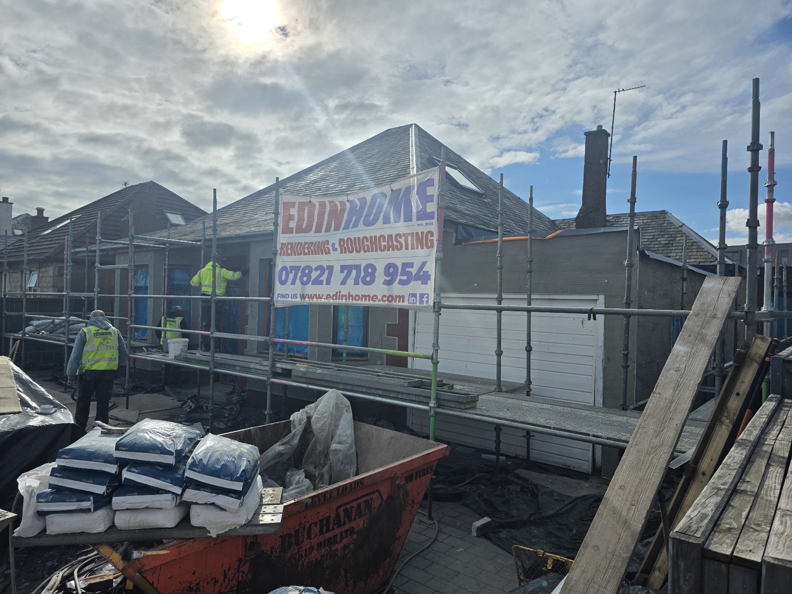 #Edinhome #Roughcasting #Rendering